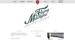 Desktop Screenshot of flyingmachine.com.au